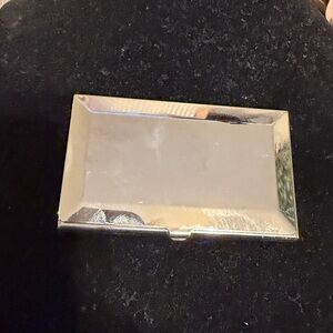 Reed & Barton #707 Silver Plated Rectangular Metal Card Case